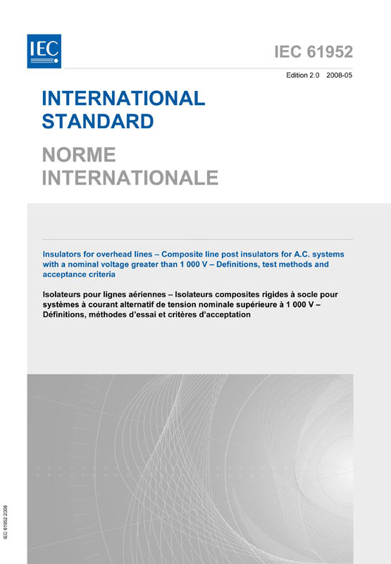 Cover IEC 61952:2008